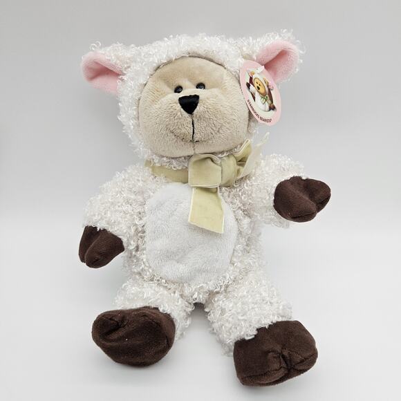 Starbucks Coffee Bearista Bear Collection Lamb Plush 10" 2009 Stuffed NWT - Picture 1 of 9